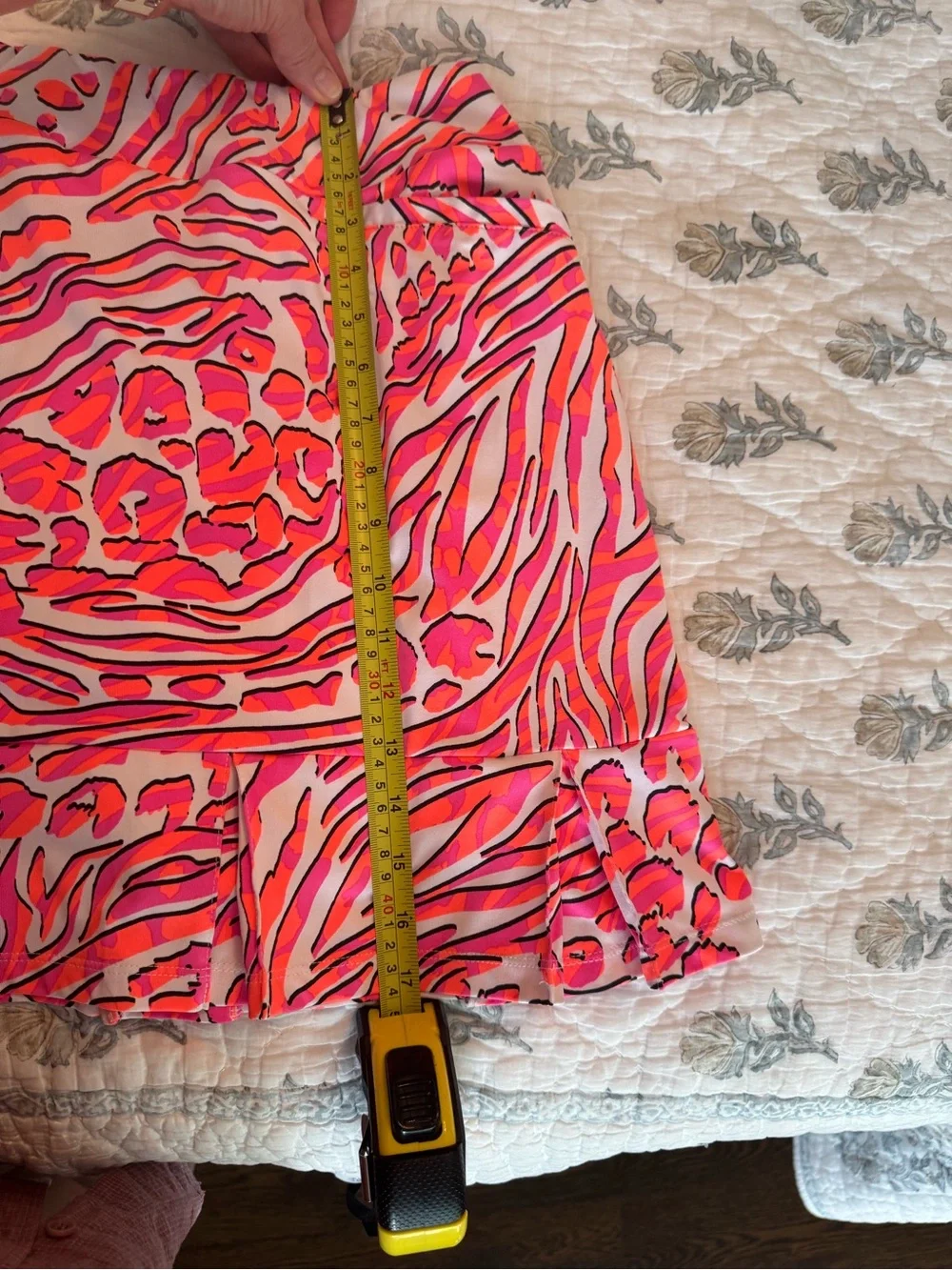 The Tail Activewear Gaia Zebra Swirl Pleated 18